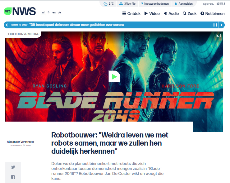 Bladerunner 2047 launch interview